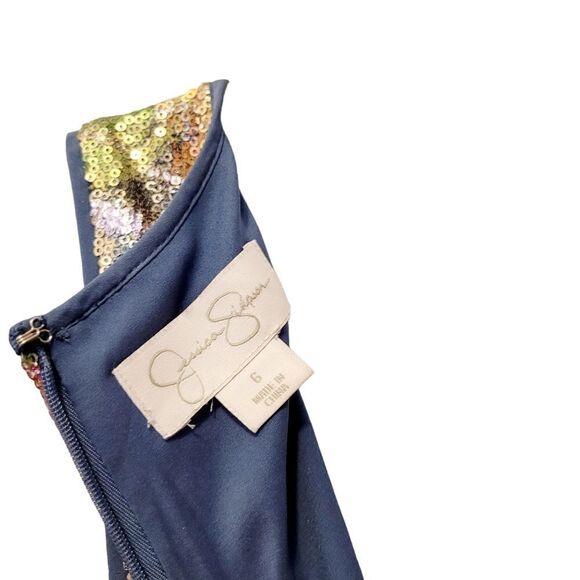 2/$20 Jessica Simpson Rainbow colour Bling Bling one piece Dress Size M - Picture 4 of 4